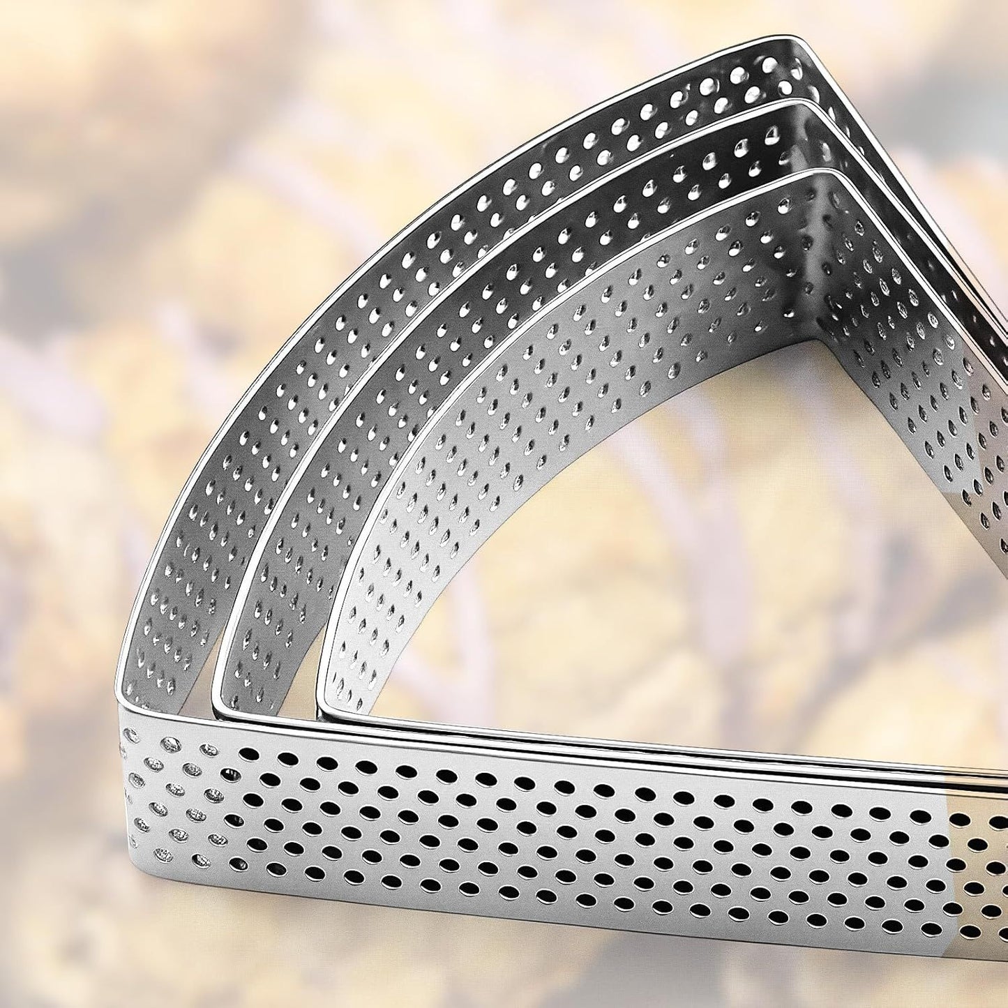 3PCS Triangle Scone Cutter, Scone Cutters For Baking Triangle, Triangles Cookie Cutter For Scones, V1258-DP02-E-607