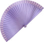 9in Silk Handheld Fan Foldable with Wooden Handle - Handheld Folding Fan for Women for Events, Parties & V1258-DP02-E-619