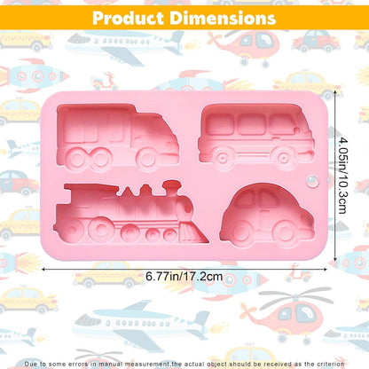 Car Silicone Soap Mold, Silicone Cake Mold, 3D Transportation Candy Mould Non-Stick Car Shape Baking Tool for V1258-DP02-E-626