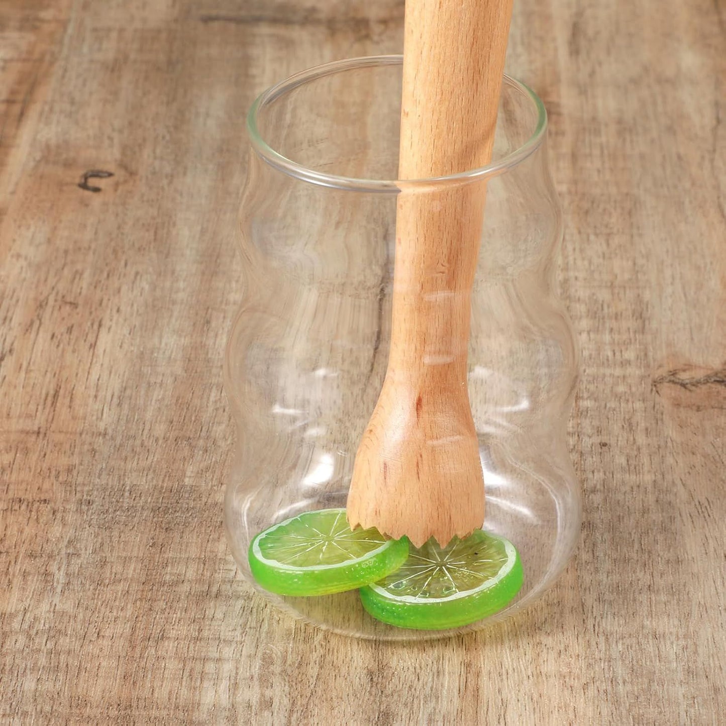 Wooden Muddler for Cocktails, Durable Muddler for Lemonade, Professional Bar Muddler Tool, Home and Bar V1258-DP02-E-638