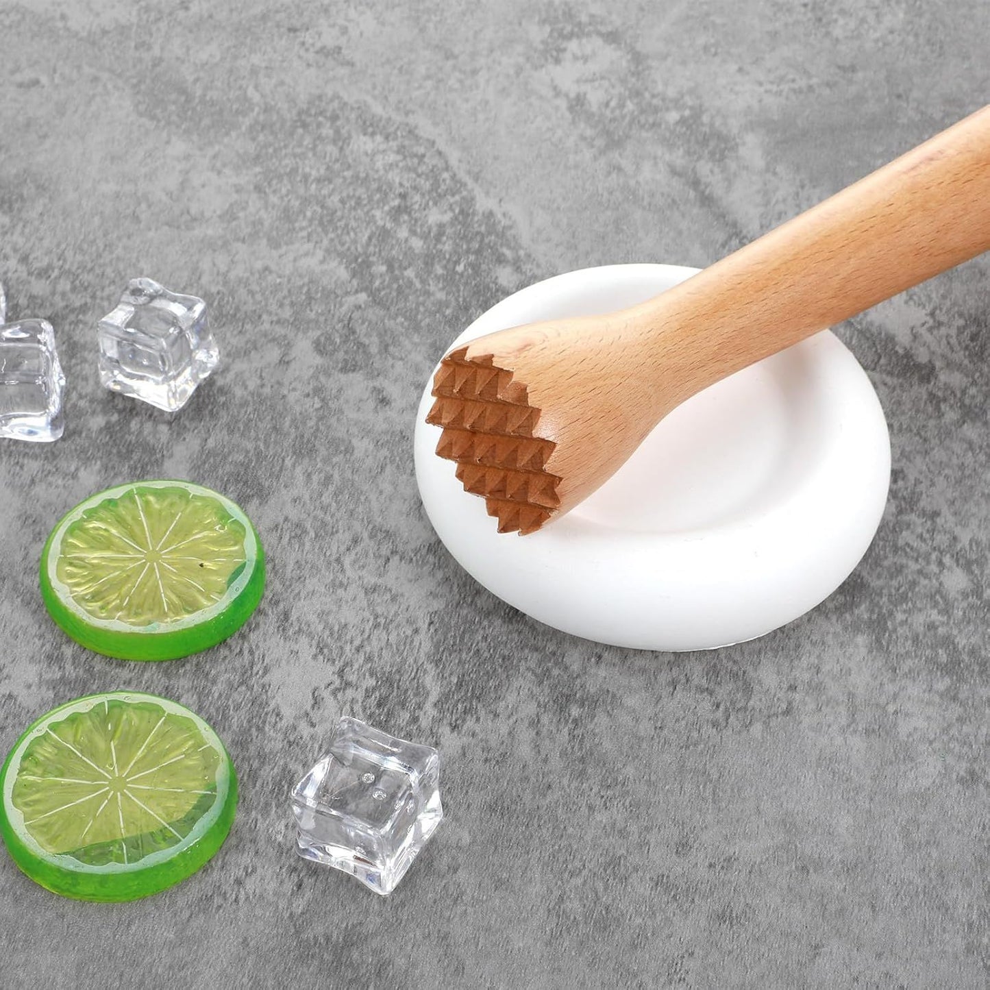 Wooden Muddler for Cocktails, Durable Muddler for Lemonade, Professional Bar Muddler Tool, Home and Bar V1258-DP02-E-638