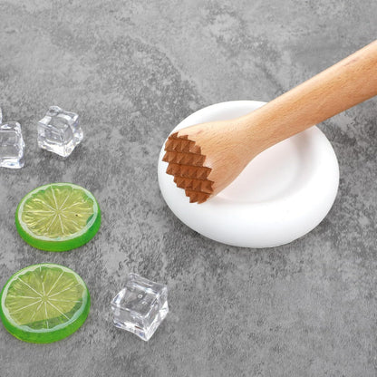 Wooden Muddler for Cocktails, Durable Muddler for Lemonade, Professional Bar Muddler Tool, Home and Bar V1258-DP02-E-638