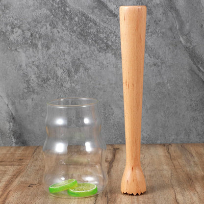 Wooden Muddler for Cocktails, Durable Muddler for Lemonade, Professional Bar Muddler Tool, Home and Bar V1258-DP02-E-638