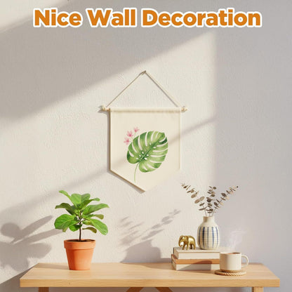2 Pcs Embroidery Blank Banners, DIY Fabric Banner for Indoors, Baby Shower, Wedding, Graduation, Custom V1258-DP02-E-641