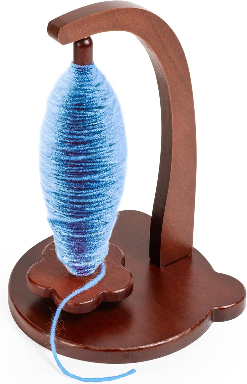 Magnetic Yarn Holder for Crocheting with Bear Shape- 360 degrees Spinning Spindle for Tangle-Free Yarn Ball V1258-DP02-E-669