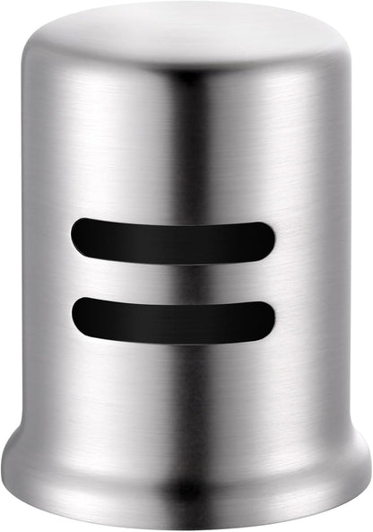 Dishwasher Air Gap Cover for Kitchen, Solid Brass Air Gap Cap with Skirted Design, Dishwasher Overflow Vent V1258-DP02-E-71