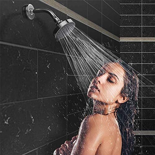 Shower Head High High Flow Pressure Rain Fixed Showerhead 5-Setting with Bathroom Showerhead with Adjustable V1258-DP02-E-718