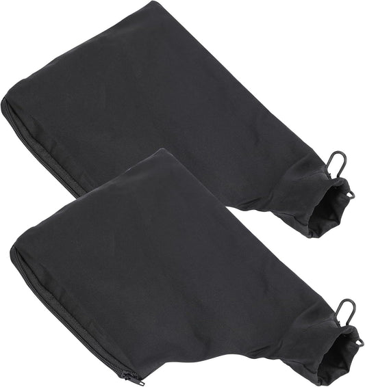 2 Pcs Table Saw Miter Saw Dust Bag Black Dust Collection Bag for Miter Saw 255 Model with Zipper and Wired V1258-DP02-E-720