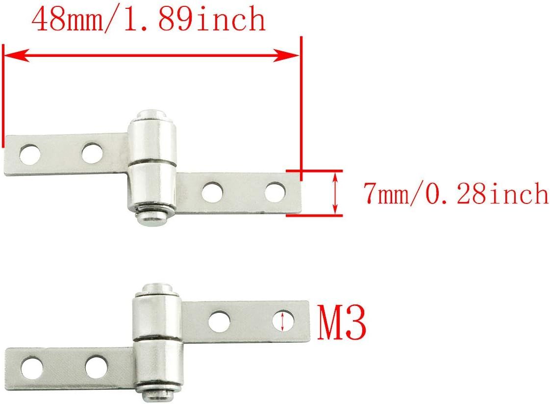 Torque Friction Type Positioning Hinges 360 Degree Torque Hinges with Mounting Screws V1258-DP02-E-753