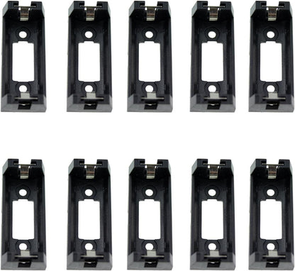 10pcs Black Battery Holder Case Box Clip for CR123 CR123A Lithium Battery V1258-DP02-E-755