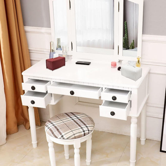 Tissue Box Cover, Modern Decorative PU Leather Rectangular Tissue Box Case Organizer Holder for Vanity V1258-DP02-E-777