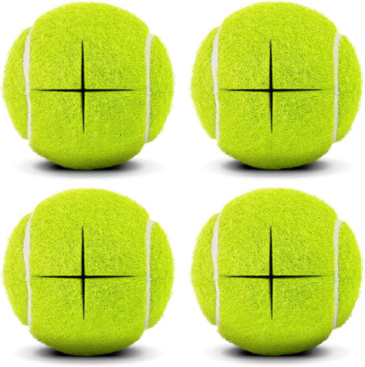 Precut Tennis Balls for Walkers, 4 PCS Heavy Duty Walker Accessories, Walker Tennis Balls Precut for Easy V1258-DP02-E-801