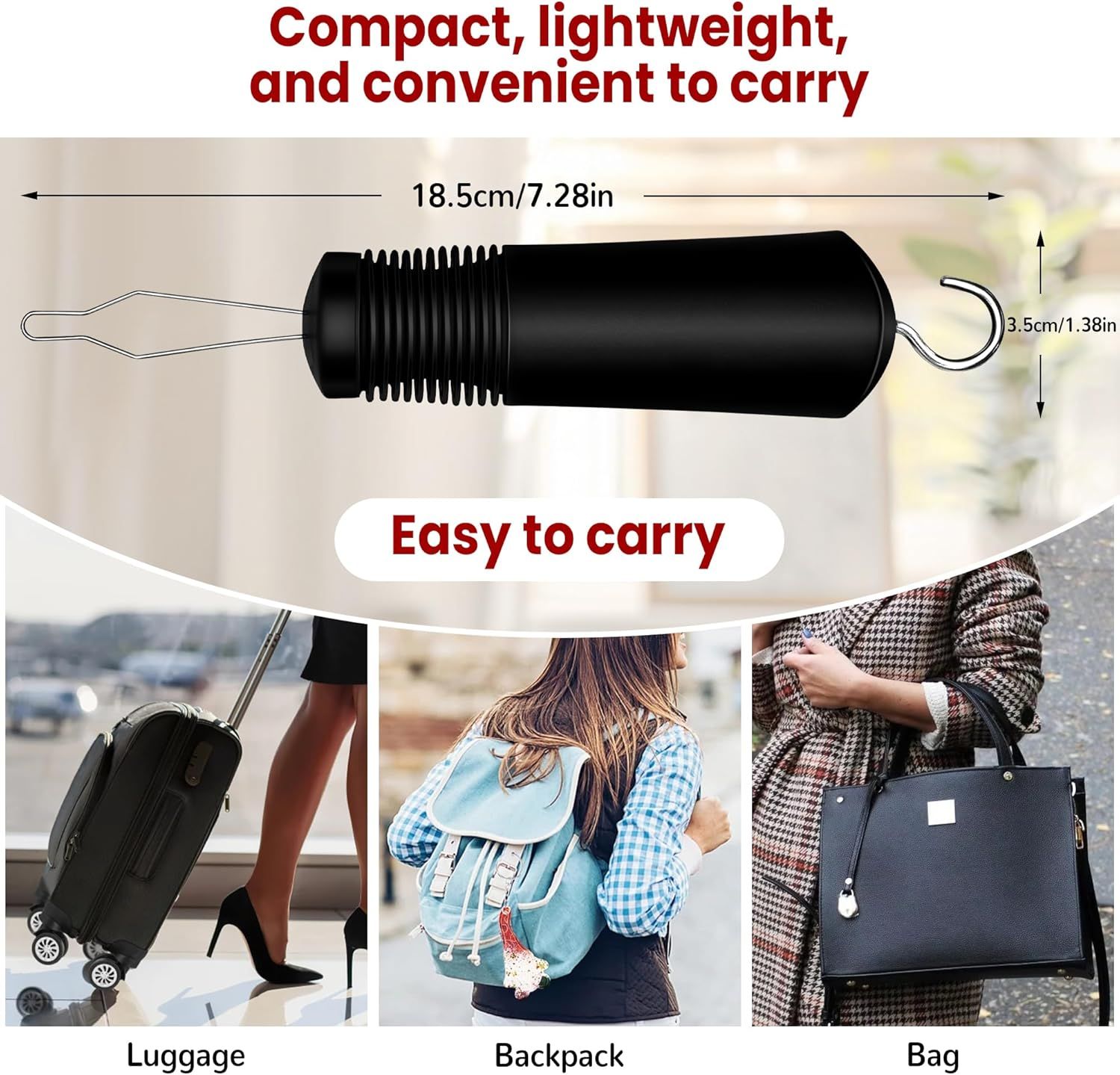 Button Hook with Zipper Pull, Button Assist Tool, Button Hook for Seniors, Disabled, Limited Hand Mobility, V1258-DP02-E-803