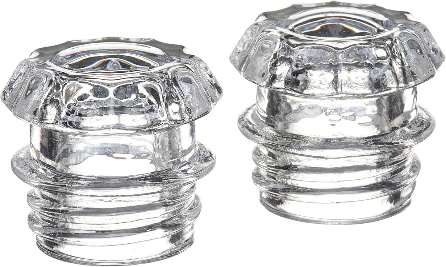 Coffee Percolator Glass Top Replacement - (Pack of 2) V1258-DP02-E-808