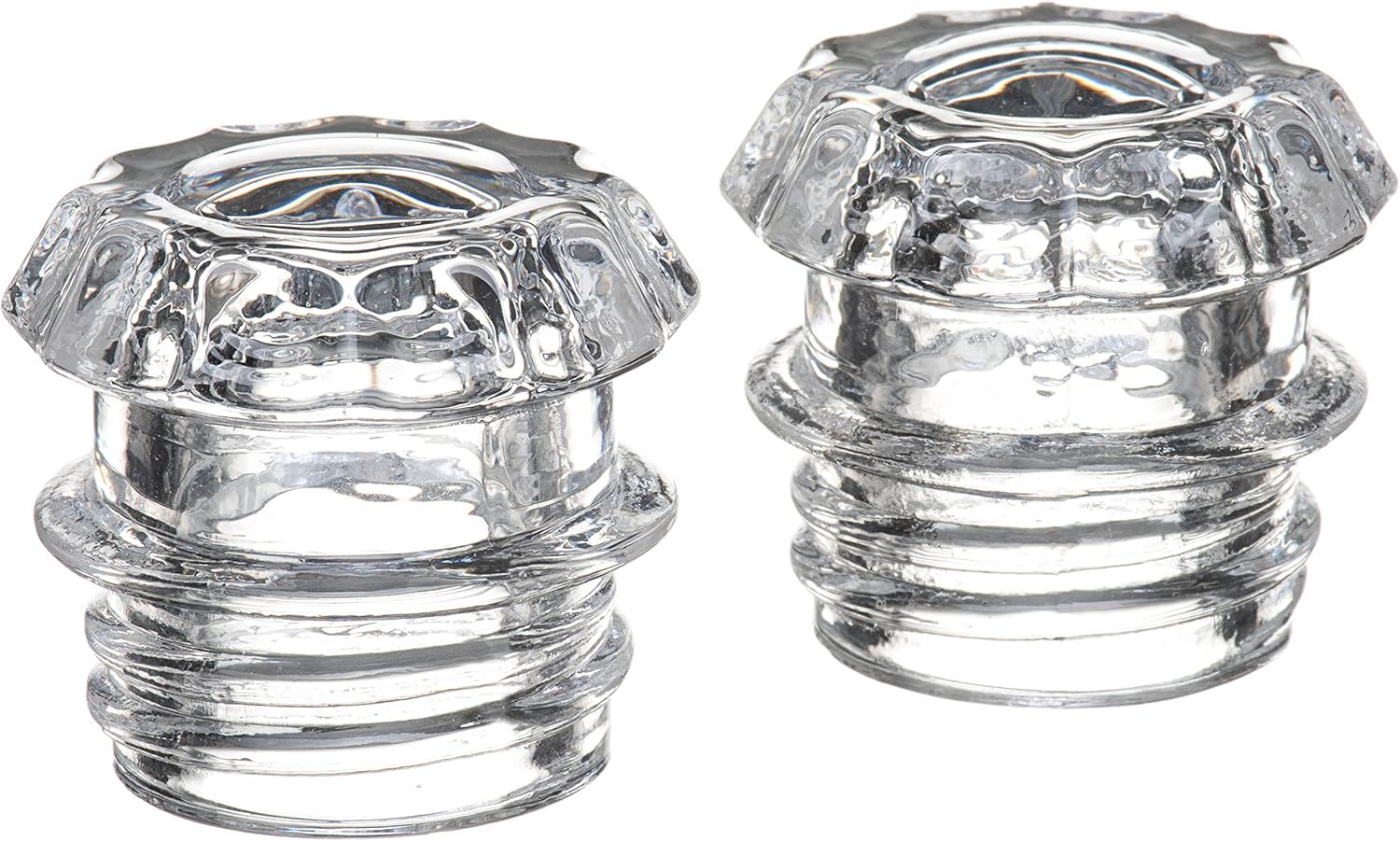 Coffee Percolator Glass Top Replacement - (Pack of 2) V1258-DP02-E-808