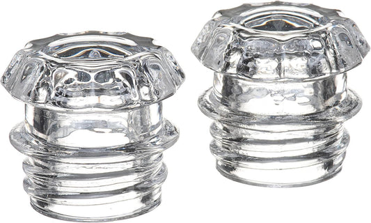 Coffee Percolator Glass Top Replacement - (Pack of 2) V1258-DP02-E-808