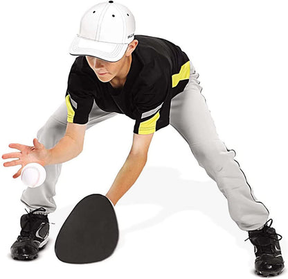 2 Pcs Baseball Infield Training Gloves,Softhands Foam Fielding Trainer Gloves,Batting Infield Practice V1258-DP02-E-833
