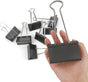 3-Inch Extra-Large Binder Clips - Heavy-Duty Black Paper Clamps, 75mm Width, 8-Count Set for Office V1258-DP02-E-835