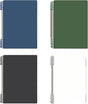 A5 Notebook Spiral Notebook Removable Spiral Binding Plastic Hardcover Journals 80 Sheets /160 Pages Lined V1258-DP02-E-95