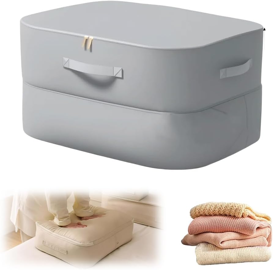 2026 New 3-Layer Ultra Space Saving Self Compression Organizer, Multifunctional Comforter Storage Bag for V1258-DP02-F-18