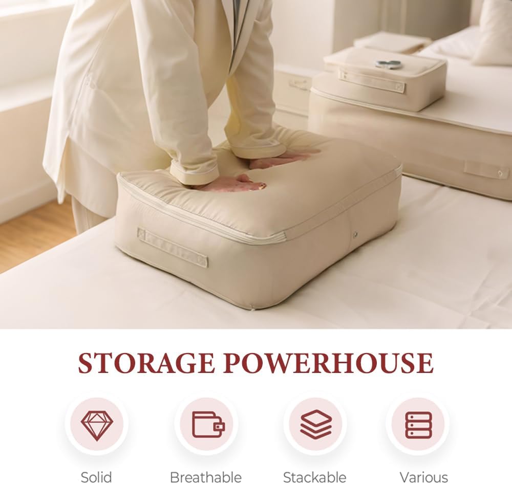 2026 New 3-Layer Ultra Space Saving Self Compression Organizer, Multifunctional Comforter Storage Bag for V1258-DP02-F-18