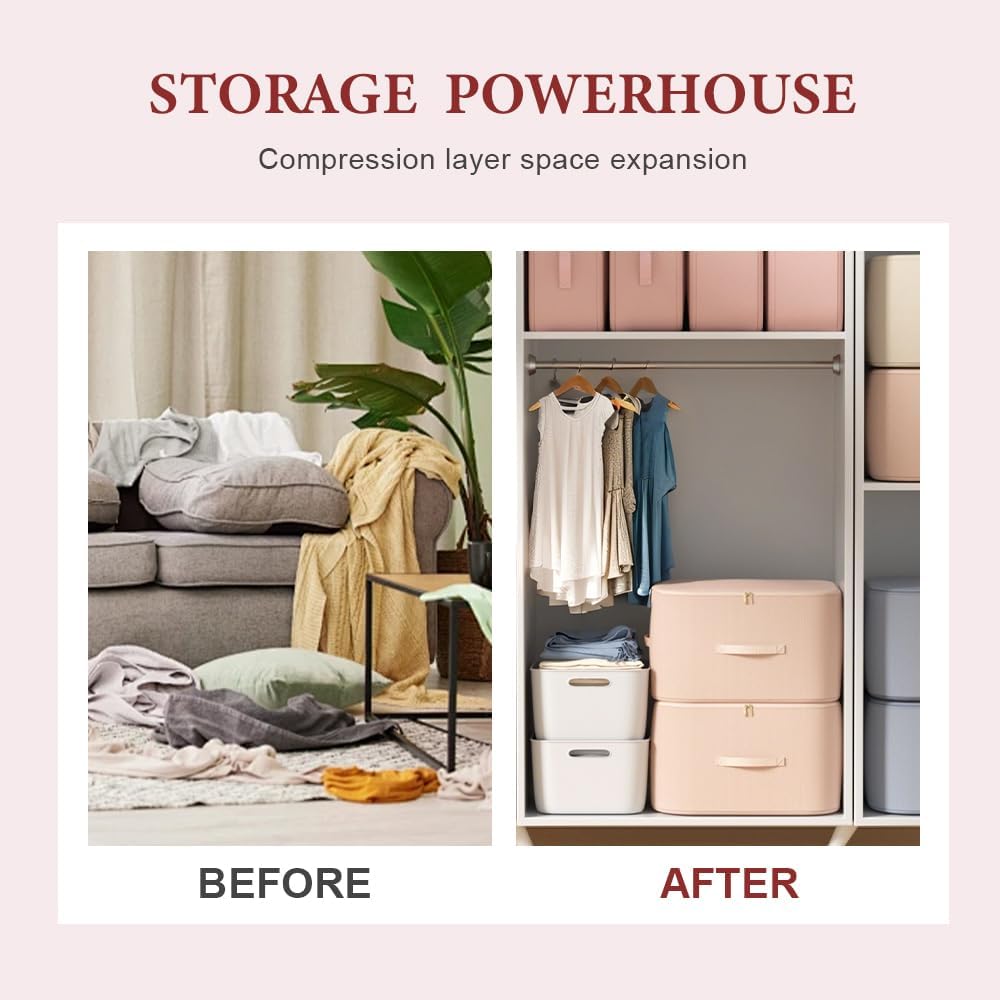 2026 New 3-Layer Ultra Space Saving Self Compression Organizer, Multifunctional Comforter Storage Bag for V1258-DP02-F-18