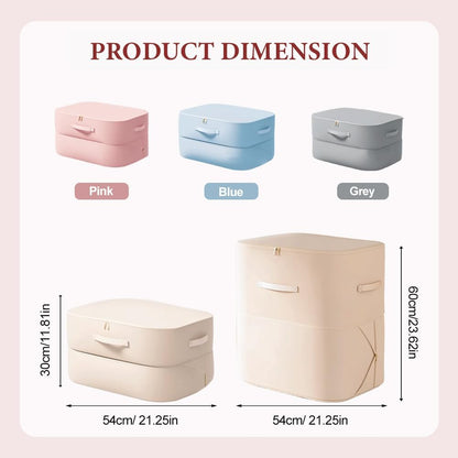2026 New 3-Layer Ultra Space Saving Self Compression Organizer, Multifunctional Comforter Storage Bag for V1258-DP02-F-18