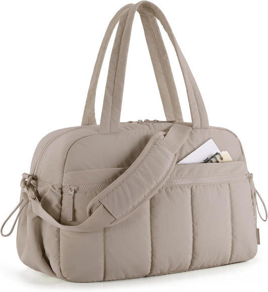 Gym Bag for Women, Duffle Bag for Travel with Wet Pocket, Lightweight Carry on Weekender Duffel, Water V1258-DP02-F-2