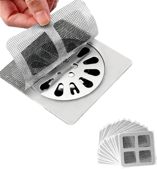 Disposable Floor Drain Filter Stickers, Disposable Shower Drain Hair Catcher to Prevent Clogged Drains, for V1258-DP02-F-22