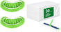 30 Count Disposable XL Dry Sweeping Cloths + 2 Pack Reusable Microfiber Mop Pads for Swiffer Sweeper XL Mop V1258-DP02-F-252