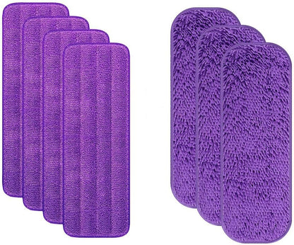 Reusable Power Mop Refills Pads Compatible with Swiffer PowerMop Mop - Power Mop Pads Refill - Washable V1258-DP02-F-262