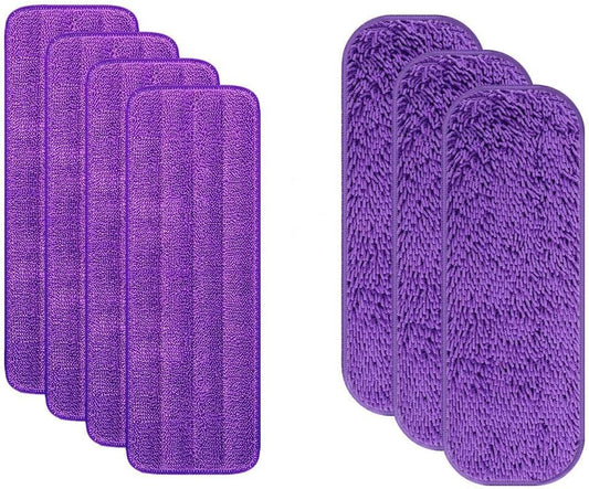 Reusable Power Mop Refills Pads Compatible with Swiffer PowerMop Mop - Power Mop Pads Refill - Washable V1258-DP02-F-262