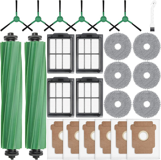 25 Pcs Replacement Parts for iRobot Roomba Plus 405 Combo/505 Combo /507 Combo Robot Vacuum Cleaner, Include V1258-DP02-F-263