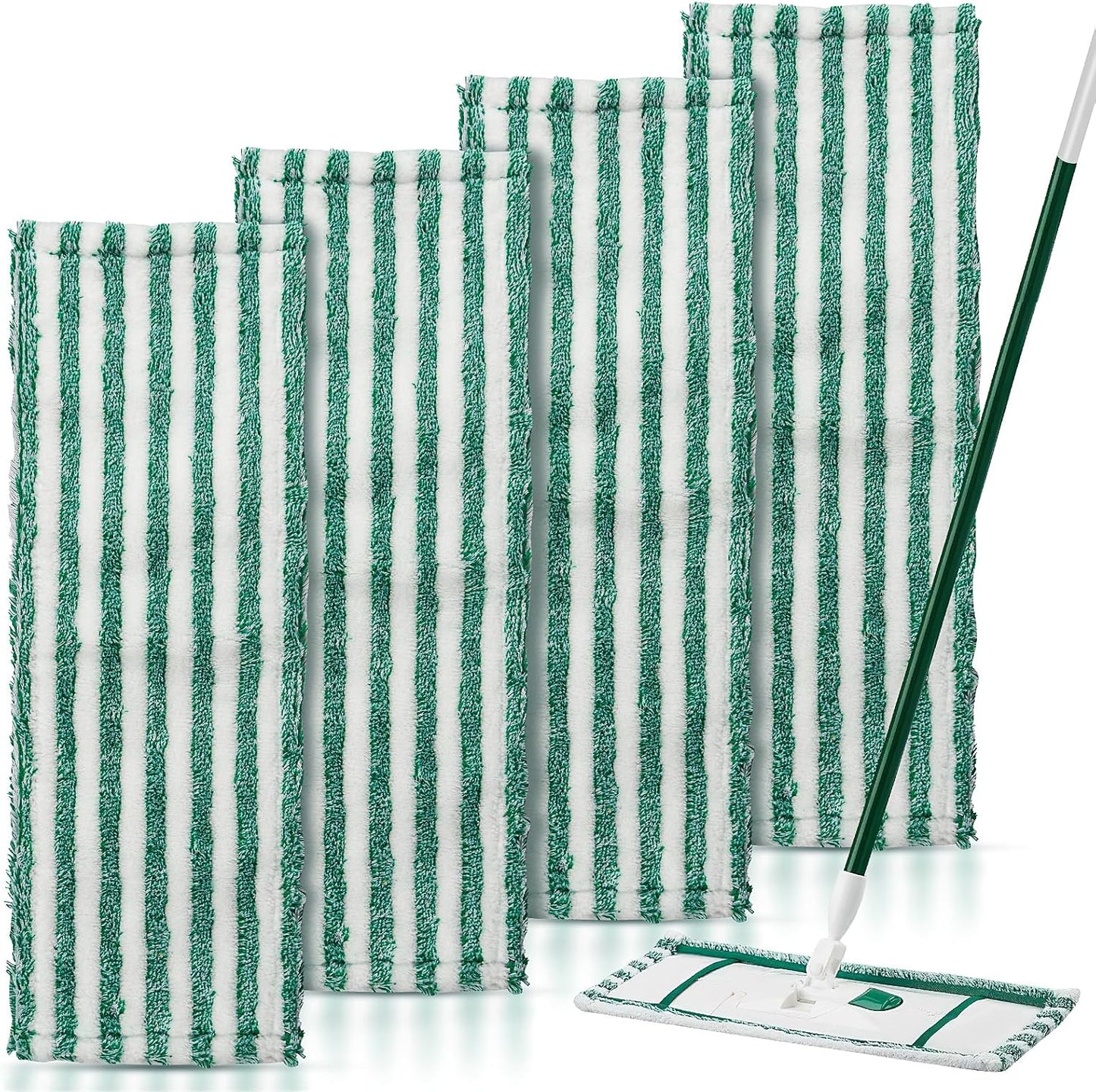 4 Pack Microfiber Mop Heads for Libman Microfiber Floor Mop, Mop Pads Refills for Libman Mop Head V1258-DP02-F-268
