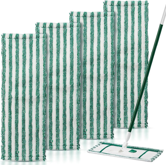 4 Pack Microfiber Mop Heads for Libman Microfiber Floor Mop, Mop Pads Refills for Libman Mop Head V1258-DP02-F-268