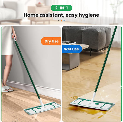 4 Pack Microfiber Mop Heads for Libman Microfiber Floor Mop, Mop Pads Refills for Libman Mop Head V1258-DP02-F-268