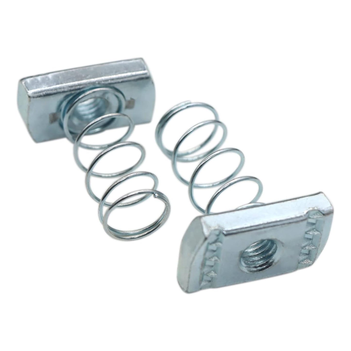 (100) Strut Channel Nuts, 3/8-16 Spring Channel Nuts with Zinc Electroplate Finish, Long Spring Nuts Great V1258-DP02-F-285