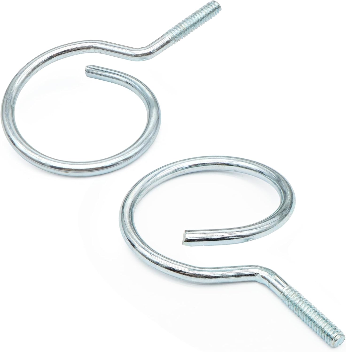 Xadnitu 100 Pieces 2" Diameter Threaded Bridle Rings, Heavy Duty Cable Support, Metal Ring Hangers for Low V1258-DP02-F-296