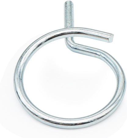 Xadnitu 100 Pieces 2" Diameter Threaded Bridle Rings, Heavy Duty Cable Support, Metal Ring Hangers for Low V1258-DP02-F-296