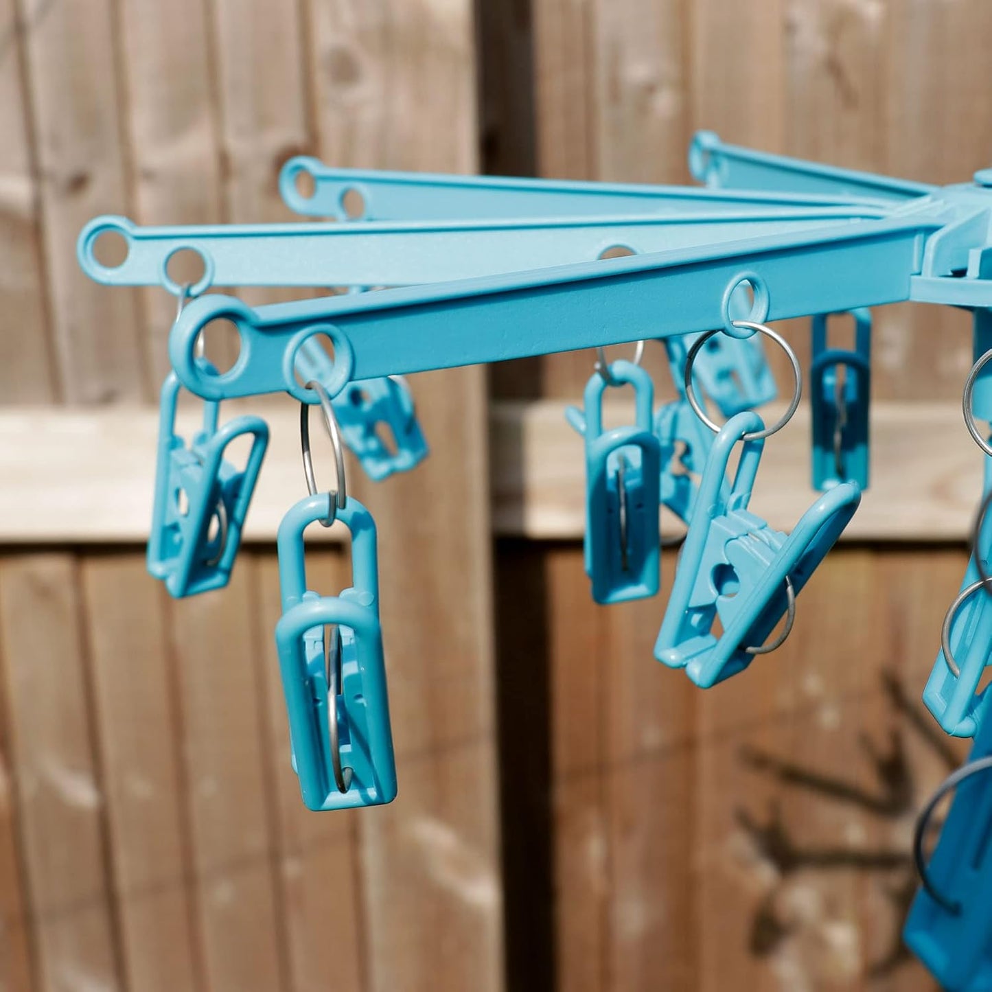 HANGERWORLD 20 Clip Hanging Laundry Drying Rack for Socks, Underwear and Baby Clothes (2 Pack) V1258-DP02-F-305