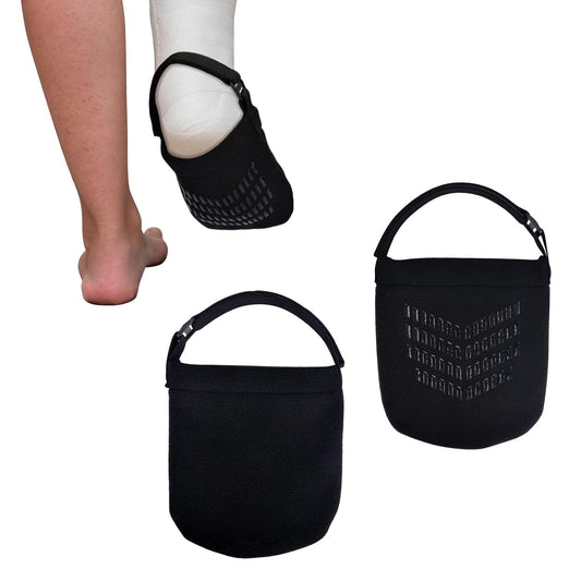 iGuerburn 2Pcs Cast Sock Cover for Foot, Non-slip Cast Toe Cover Keep Toe Clean & Warm, Foot Surgery Recovery V1258-DP02-F-319