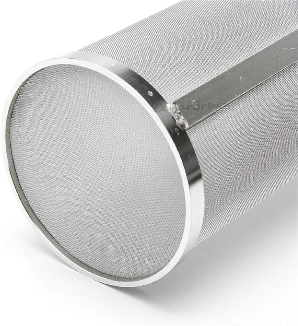 300 Micron 6"x14" Spider Strainer Mesh Hops for Home Beer Brewing Filter Kettle V1258-DP02-F-330