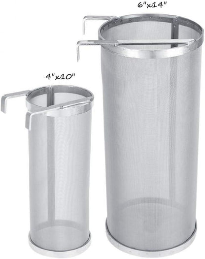 300 Micron 6"x14" Spider Strainer Mesh Hops for Home Beer Brewing Filter Kettle V1258-DP02-F-330