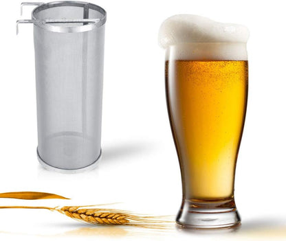 300 Micron 6"x14" Spider Strainer Mesh Hops for Home Beer Brewing Filter Kettle V1258-DP02-F-330
