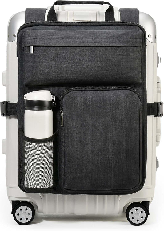 Over Luggage Organizer for Suitcase, Luggage Harness with Cup Holder, Portable Travel Backpack with Adjtable V1258-DP02-F-336