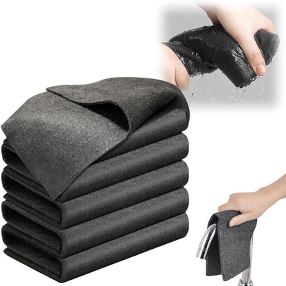 Thickened Magic Cleaning Cloth, Reusable Microfiber Cleaning Cloth, Streak Free for Glass, Cars, Windows, V1258-DP02-F-34