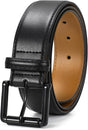 Men Genuine Leather Belt Mens Dress Belt Pin Buckle for Jeans Pants V1258-DP02-F-375