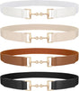 Belts for Women Adjtable Skinny Elastic Belt for Dresses V1258-DP02-F-378