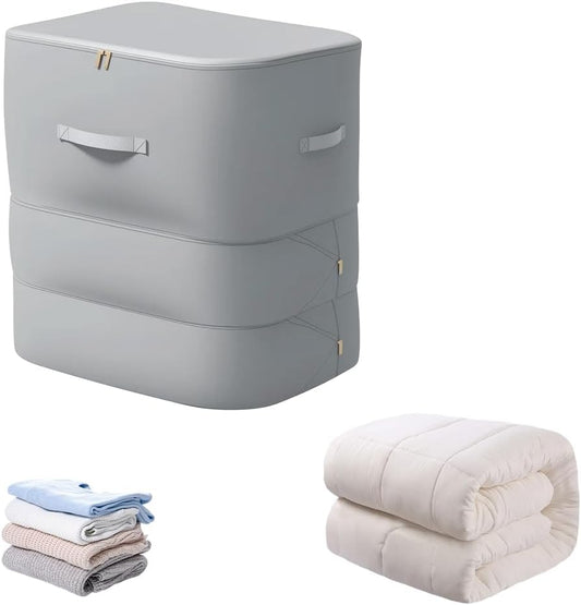 Multifunctional Comforter Storage Bag, 2026 New Ultra Space Saving Self Compression Organizer, for V1258-DP02-F-389