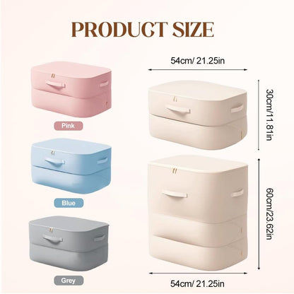 Multifunctional Comforter Storage Bag, 2026 New Ultra Space Saving Self Compression Organizer, for V1258-DP02-F-389